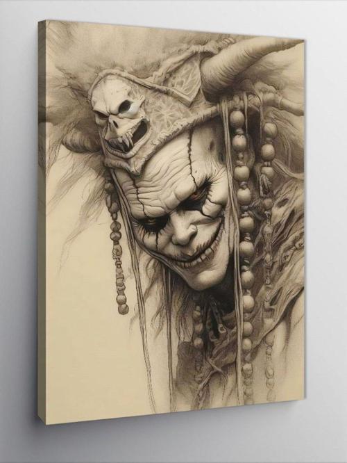 Kanvas Tablo Joker Kral