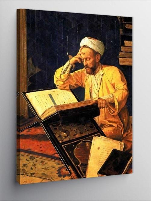 Kanvas Tablo İlahiyatçı - Osman Hamdi Bey