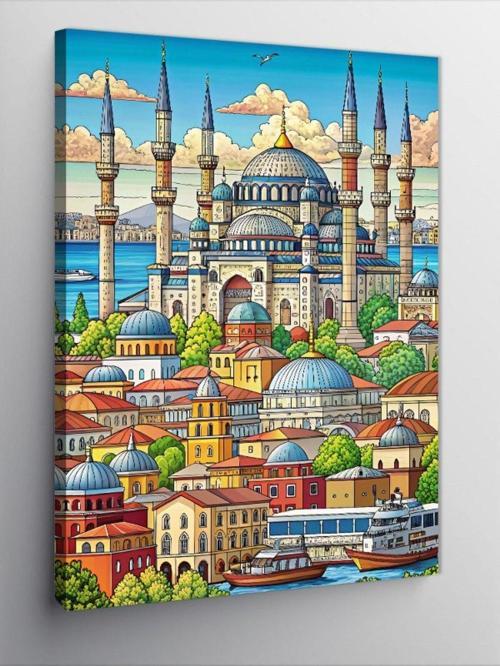 Kanvas Tablo İstanbul Minyatürü