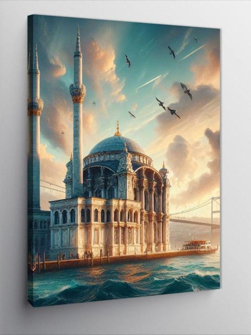 Kanvas Tablo İstanbul Ortaköy Camii