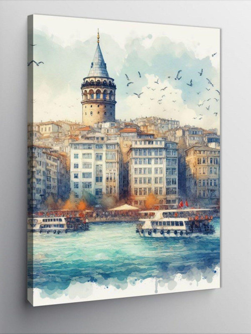 Kanvas Tablo İstanbul Temalı