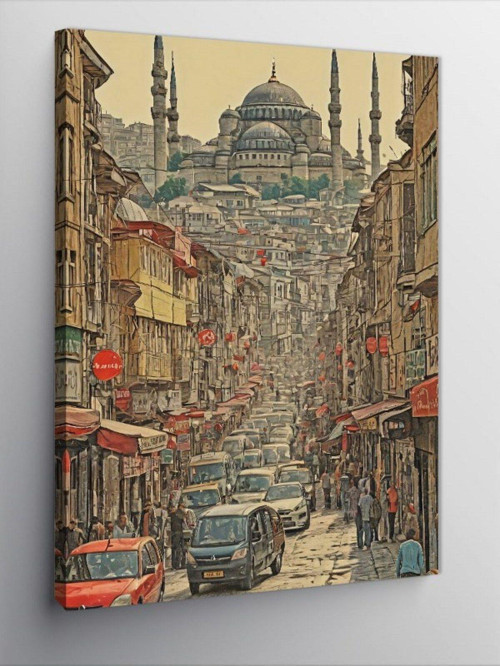 Kanvas Tablo İstanbul Temalı