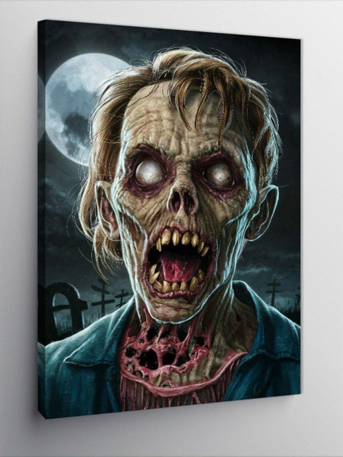 Kanvas Tablo Korkunç Zombi