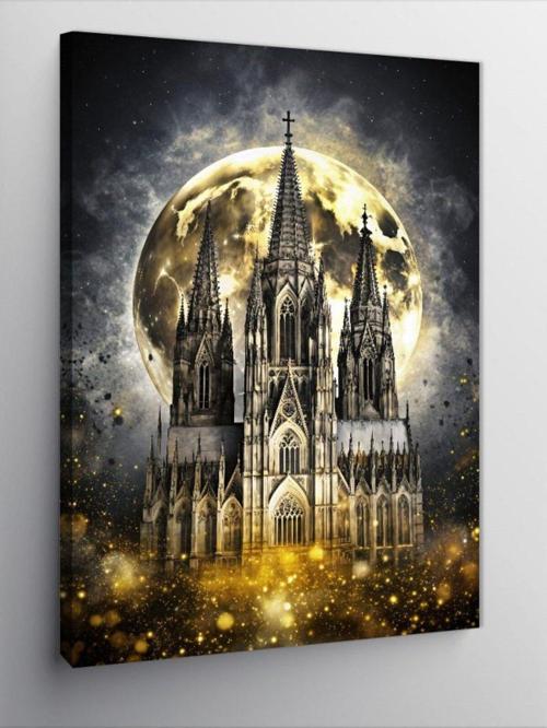 Kanvas Tablo Köln Katedrali