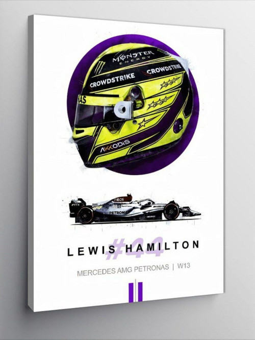 Kanvas Tablo Lewis Hamilton