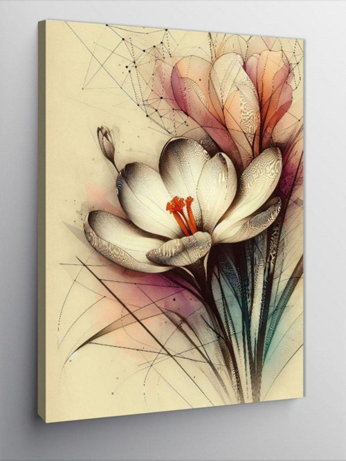 Kanvas Tablo Lotus Çiçeği