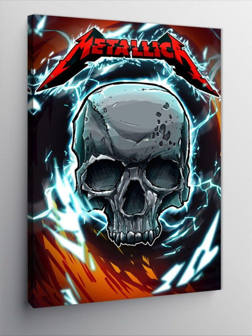 Kanvas Tablo Metallica Kurukafa