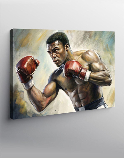 Kanvas Tablo Muhammed Ali Boksör