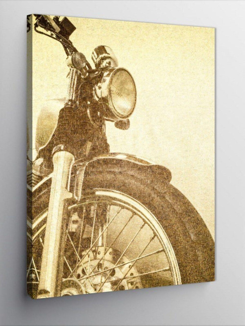 Kanvas Tablo Motosiklet