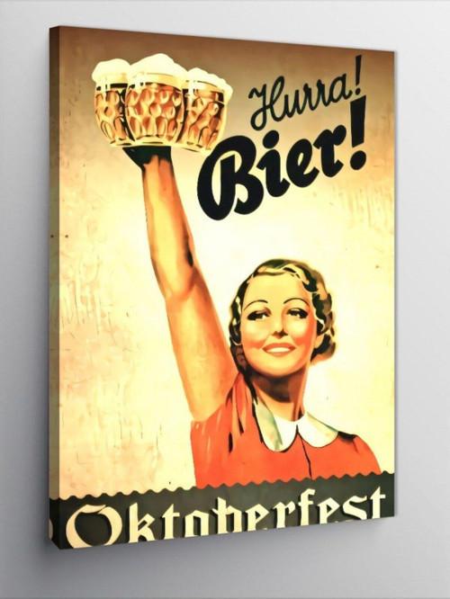 Kanvas Tablo Oktoberfest Temalı