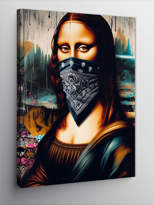Kanvas Tablo Mona Lisa Fan Art