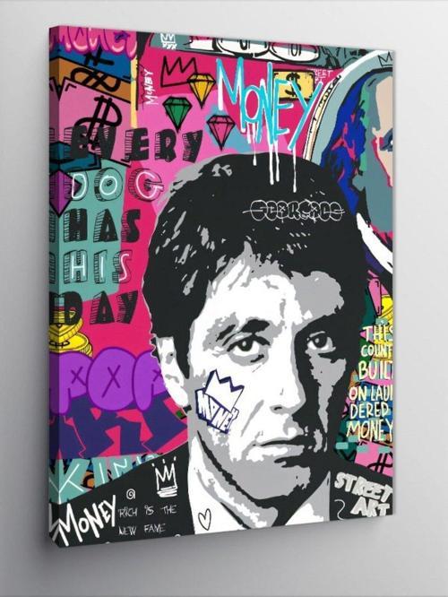 Kanvas Tablo Scarface Tony Montana