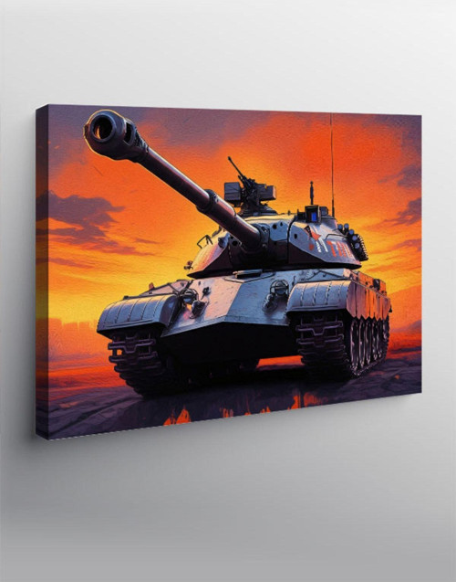 Kanvas Tablo Savaş Tankı