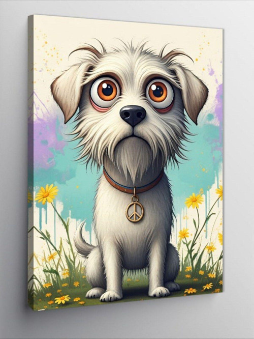 Kanvas Tablo Sevimli Köpek