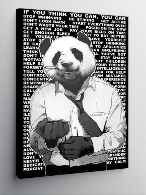 Kanvas Tablo Serseri Panda