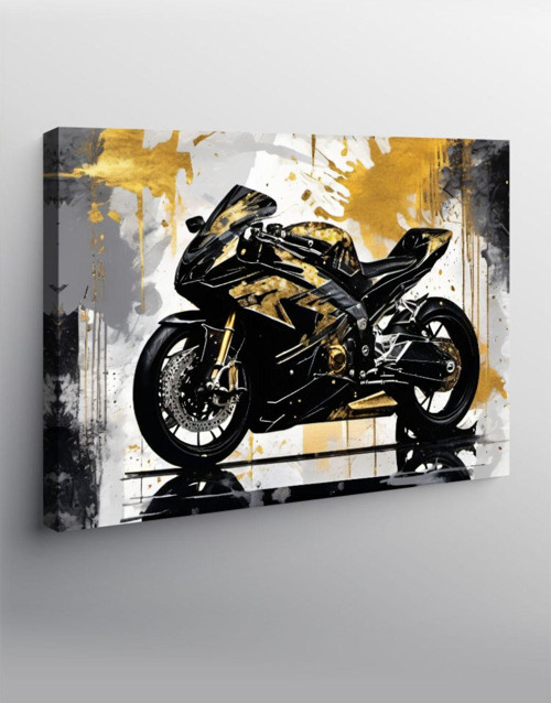 Kanvas Tablo Süper Motosiklet
