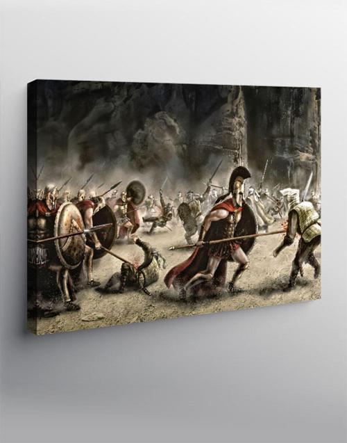 Kanvas Tablo Spartalılar