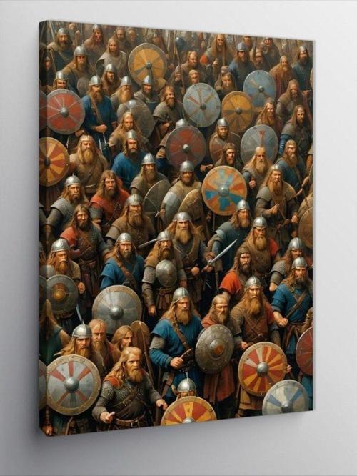 Kanvas Tablo Vikingler