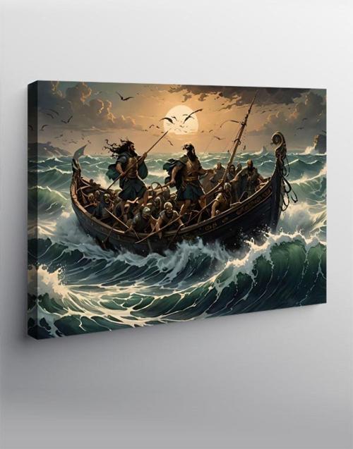 Kanvas Tablo Vikingler