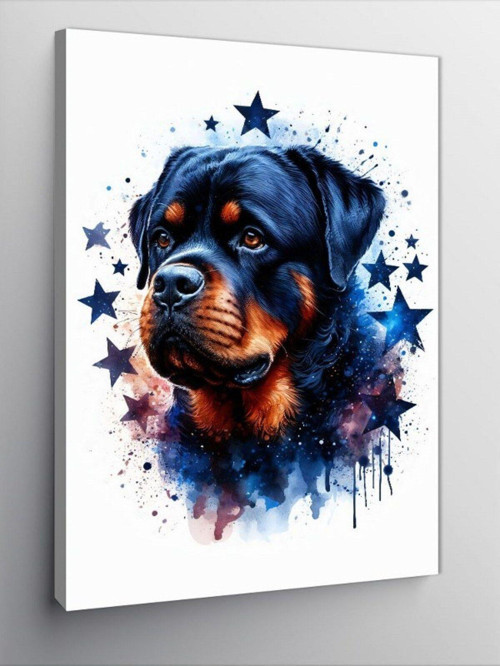 Kanvas Tablo Yıldız Ve Köpek
