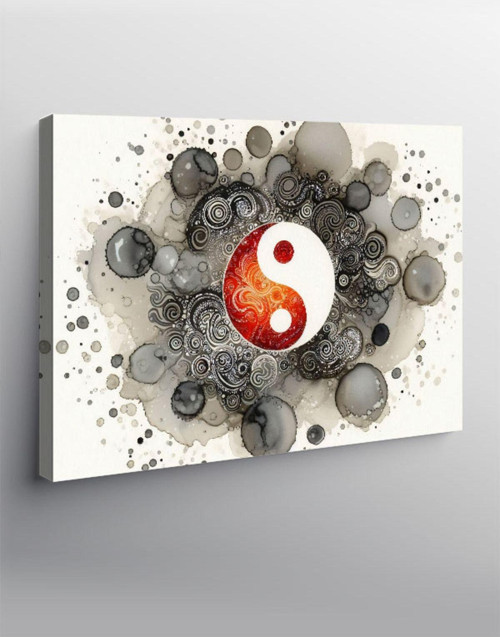 Kanvas Tablo Yin-Yang Sanatı