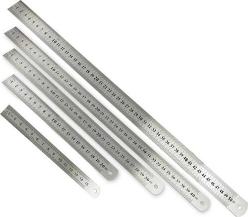 60cm ÇELİK CETVEL KALIN (EŞ DEĞER TABLOSU)