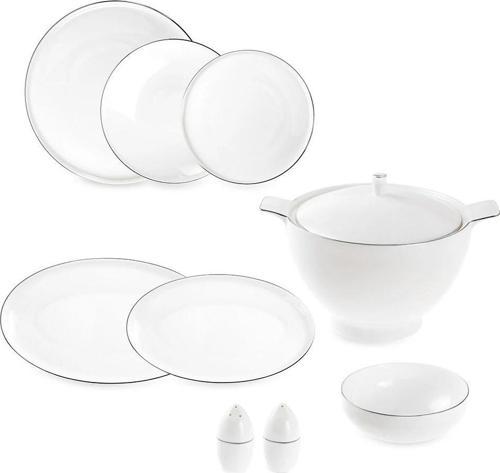 Bianca Platin 57 Parça 12 Kişilik Yemek Takımı
