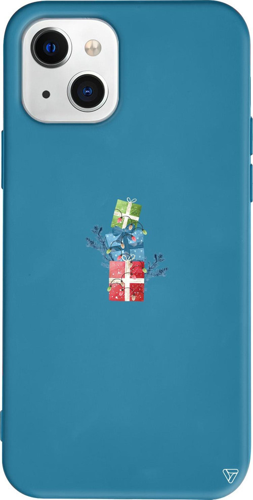 iPhone 15 Plus Uyumlu Lacivert Renkli Silikon Much More Gift Telefon Kılıfı