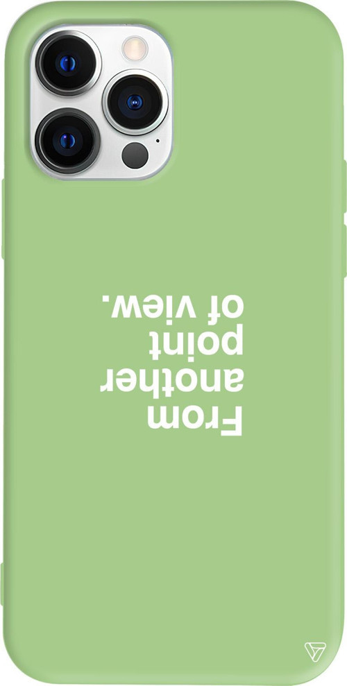 iPhone 15 Pro Max Uyumlu Açık Yeşil Renkli Silikon Another Point Telefon Kılıfı