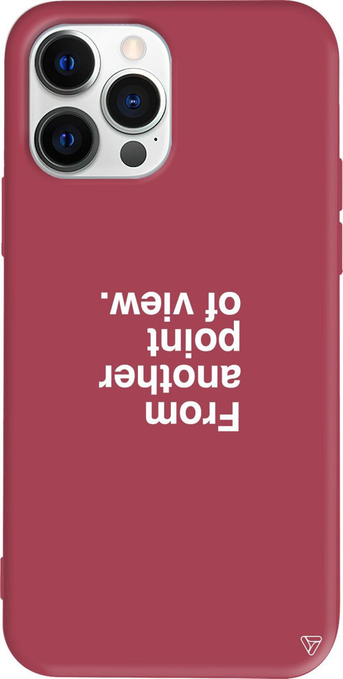 iPhone 15 Pro Max Uyumlu Bordo Renkli Silikon Another Point Telefon Kılıfı