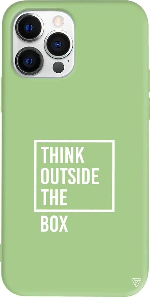 iPhone 15 Pro Max Uyumlu Açık Yeşil Renkli Silikon Outside Box 2 Telefon Kılıfı