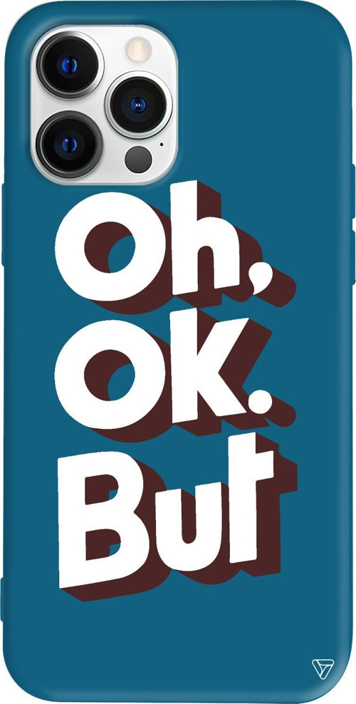 iPhone 15 Pro Max Uyumlu Lacivert Renkli Silikon OH. OK. Telefon Kılıfı