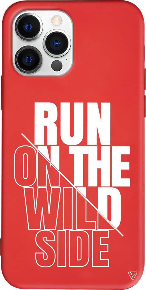 iPhone 15 Pro Max Uyumlu Kırmızı Renkli Silikon Wild Side Telefon Kılıfı