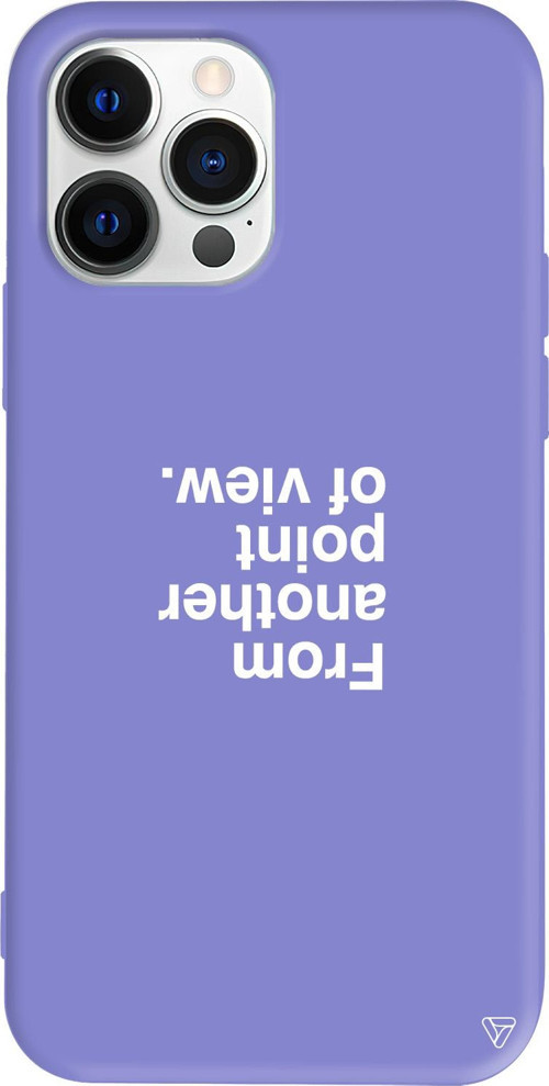 iPhone 15 Pro Max Uyumlu Lila Renkli Silikon Another Point Telefon Kılıfı