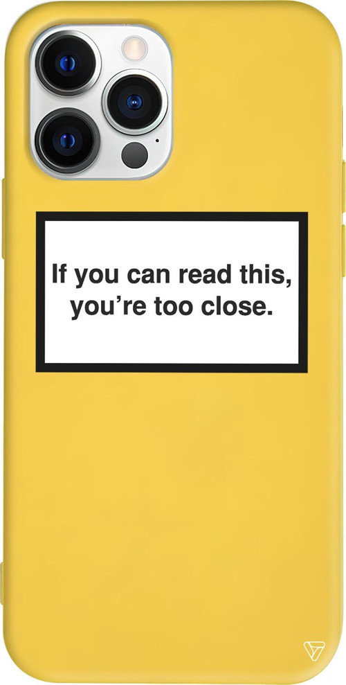 iPhone 15 Pro Max Uyumlu Sarı Renkli Silikon Too Close Telefon Kılıfı