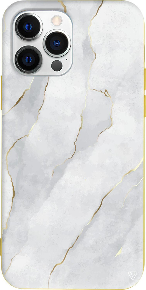 iPhone 15 Pro Max Uyumlu Sarı Renkli Silikon Soft Mermer Telefon Kılıfı