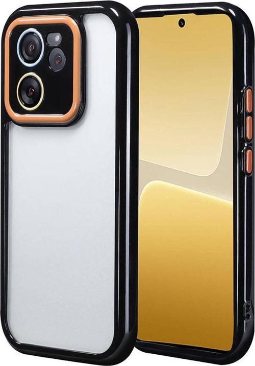 Xiaomi Mi 13T Kılıf Kamera Korumalı Renkli Kenar ve Çerçeve Tasarımlı Zore Vitamin Kapak
