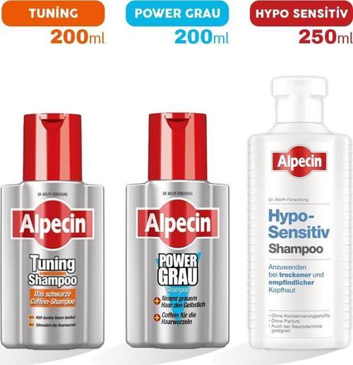 Şampuan Tuning Shampoo, Power Grau ve Hypo Sensitiv