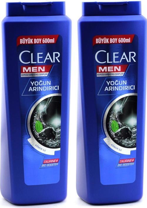 Men Erkek Şampuan Yoğun Arındırıcı Kömür Özlü Kepeğe Karşı Etkili 600 ML x 2