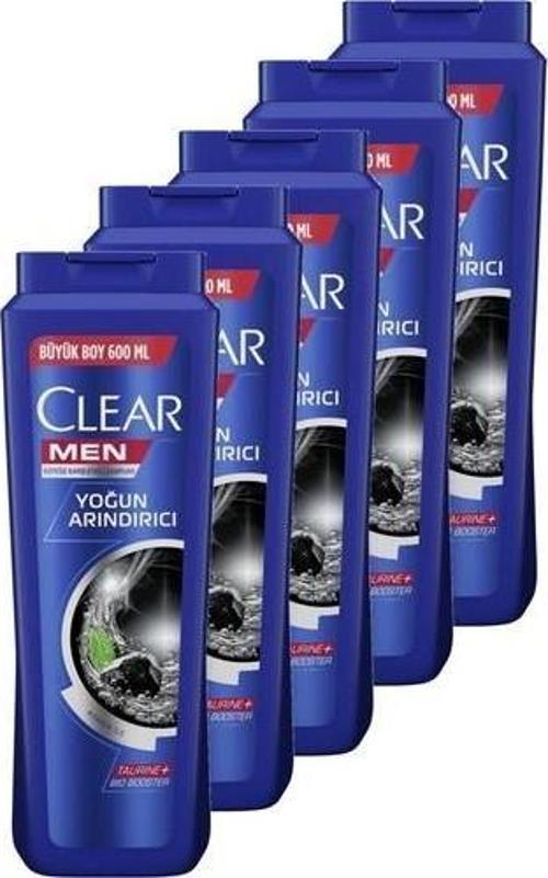 Men Erkek Şampuan Yoğun Arındırıcı Kömür Özlü Kepeğe Karşı Etkili 600 ML x 5