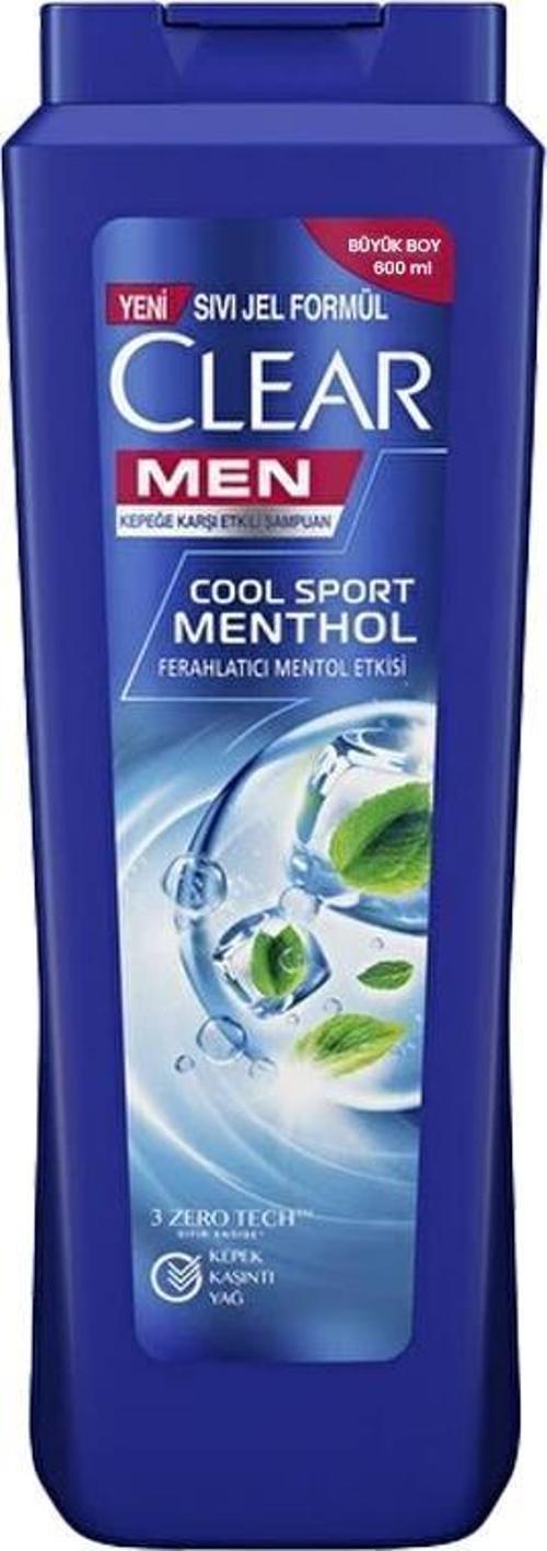 Men Kepeğe Karşı Etkili Şampuan Cool Sport Menthol 600 ml