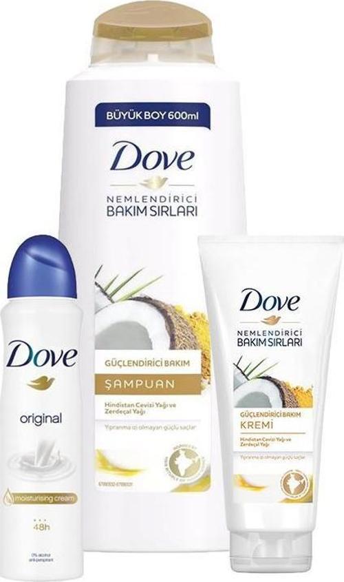 Hindistan Cevizli Şampuan, Saç Kremi ve Original Sprey Deodorant