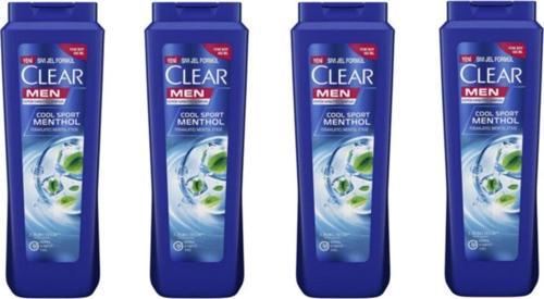 Men Kepeğe Karşı Etkili Şampuan Ferahlatıcı Mentol Etkisi 485 ML x 4