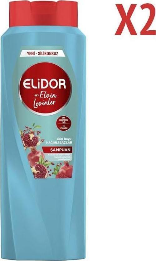 Gün Boyu Hacimli Saçlar Nar Çekirdeği Yağı Özlü Şampuan 650 ml x 2