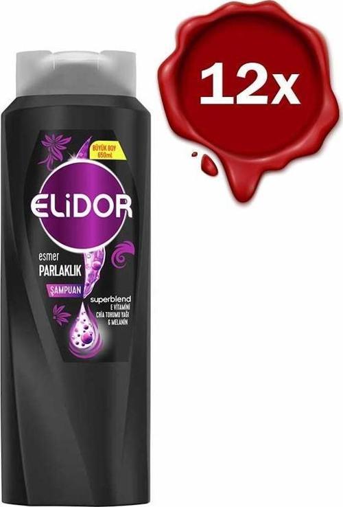 Saç Bakım Şampuanı Esmer Parlaklık 650 ML x 12