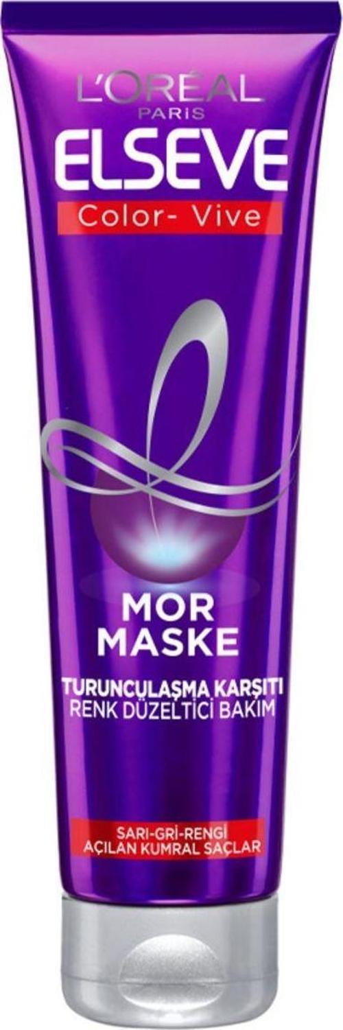Loreal Paris Elseve Turunculaşma Karşıtı Renk Düzeltici Mor Maske 150 ml
