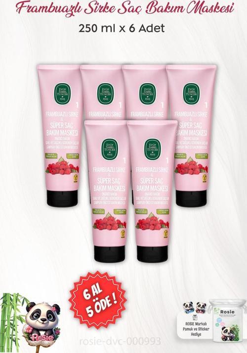 6 AL 5 ÖDE Frambuazlı Sirke Bakım Maskesi 250 ml ve ROSIE