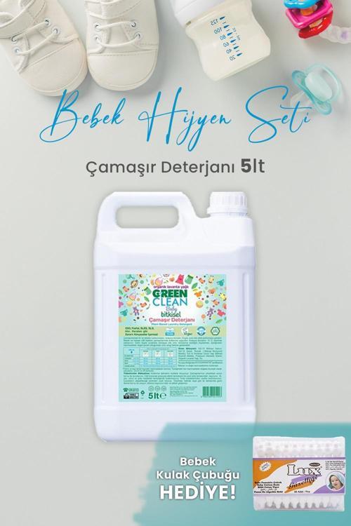 Baby Bitkisel Çamaşır Deterjanı Lavanta Yağlı 5 lt ve Hediyeli