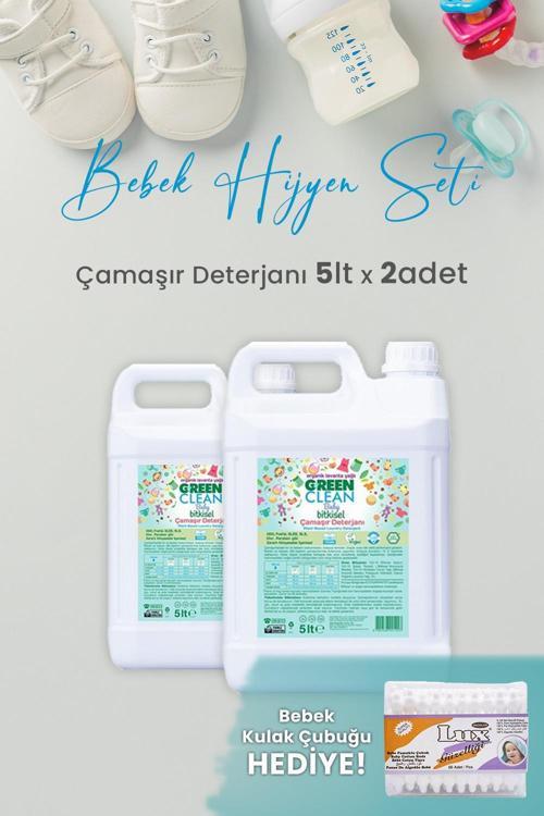 Baby Bitkisel Çamaşır Deterjanı Lavanta Yağlı 5 lt x 2 Adet ve Hediyeli