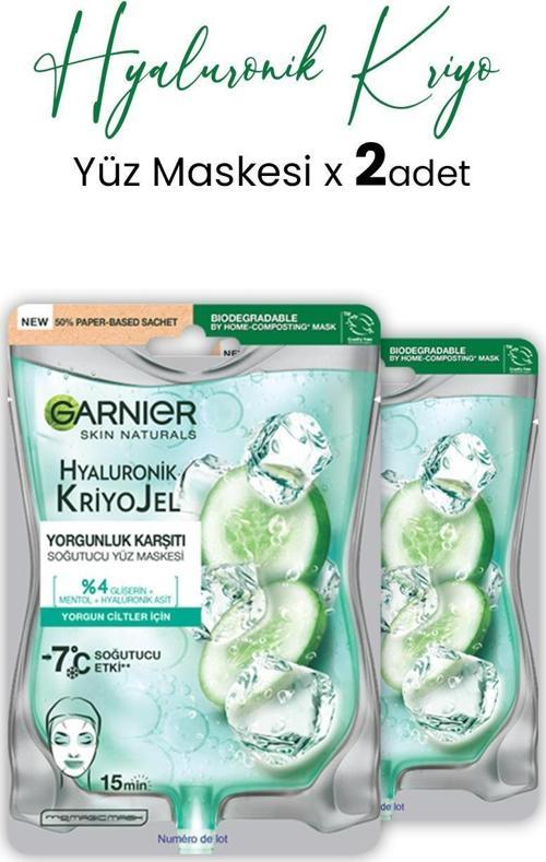 Soğutucu Yüz Maskesi Hyaluronik Kriyo Jel 27 gr x 2 Adet